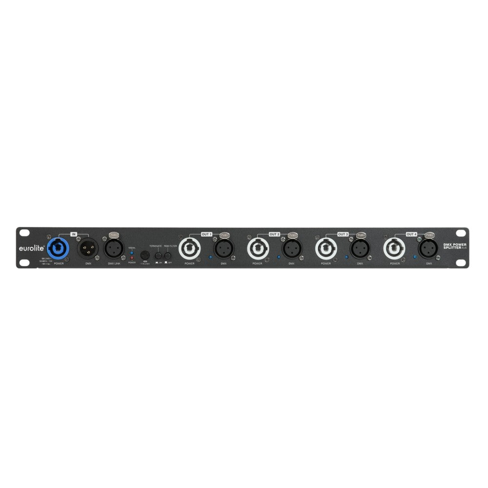 EUROLITE DMX Splitter di Potenza 4x4 3-pin XLR