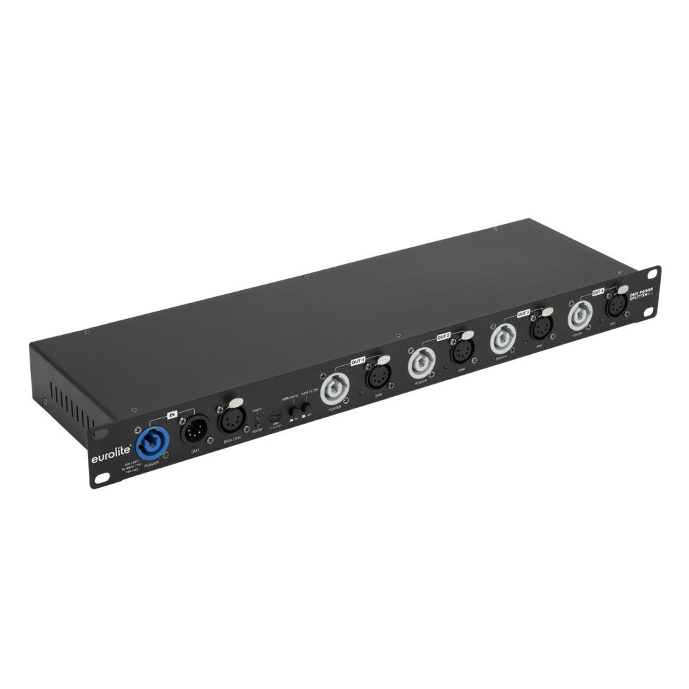 EUROLITE DMX Splitter di Potenza 4x4 5-pin XLR