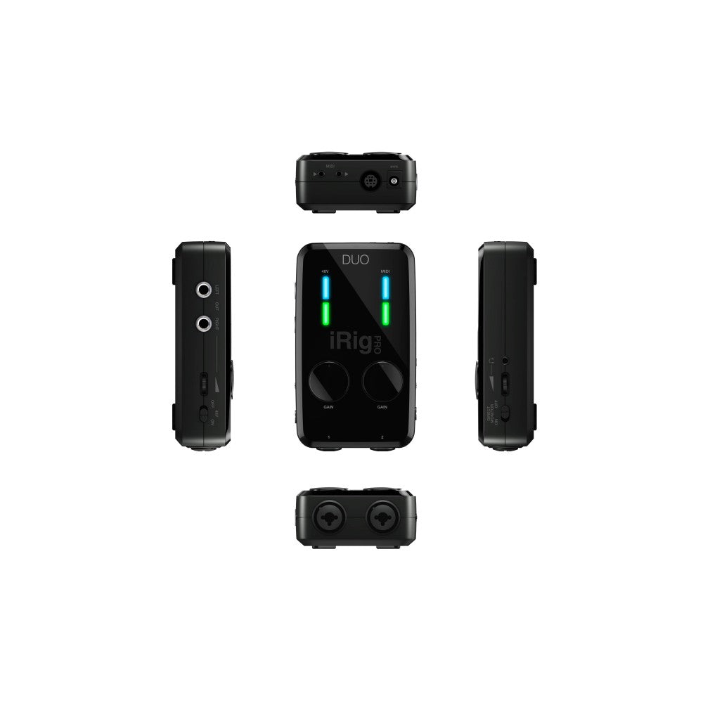 IRIG PRO DUO - INTERFAZ DE AUDIO DE DOS CANALES PARA SISTEMAS ANDROID, IOS, PC Y MAC