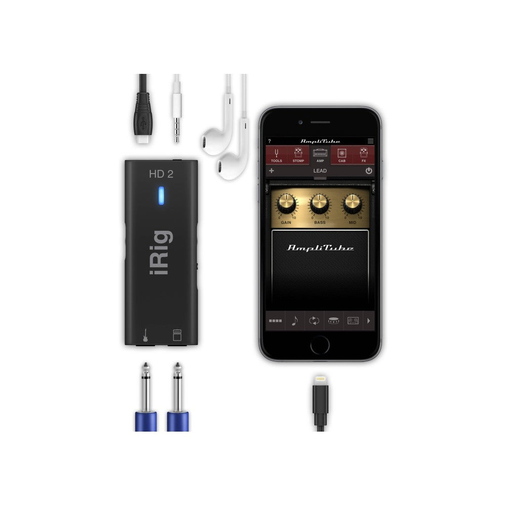 IRIG HD 2 - GUITAR/BASS AUDIO INTERFACE - IOS SYSTEMS