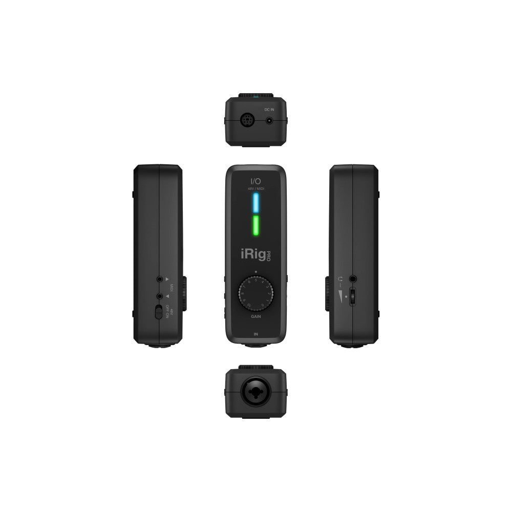 IRIG PRO I/O - INTERFACCIA AUDIO/MIDI PER IOS, ANDROID, MAC E PC