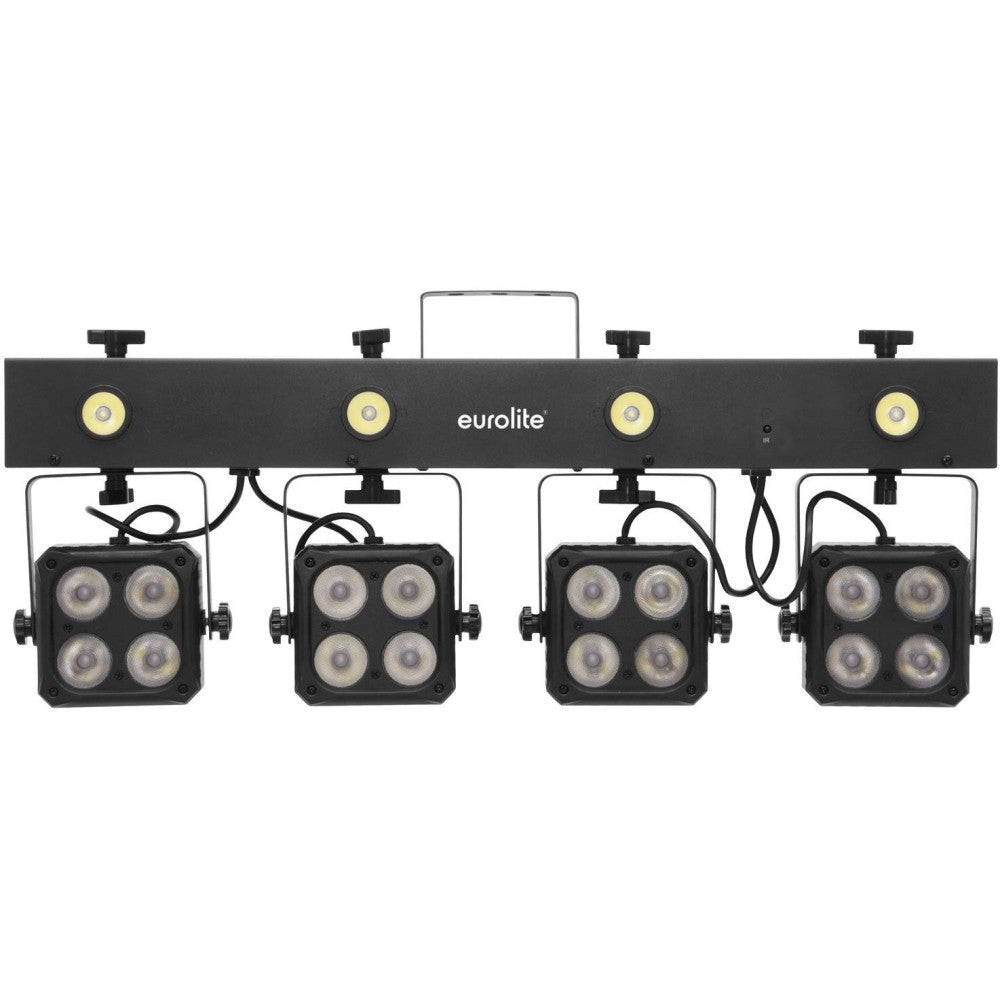 EUROLITE AKKU KLS-180 Sistema di illuminazione LED DMX completo con batteria ricaricabile
