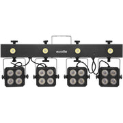 EUROLITE AKKU KLS-180 Sistema di illuminazione LED DMX completo con batteria ricaricabile