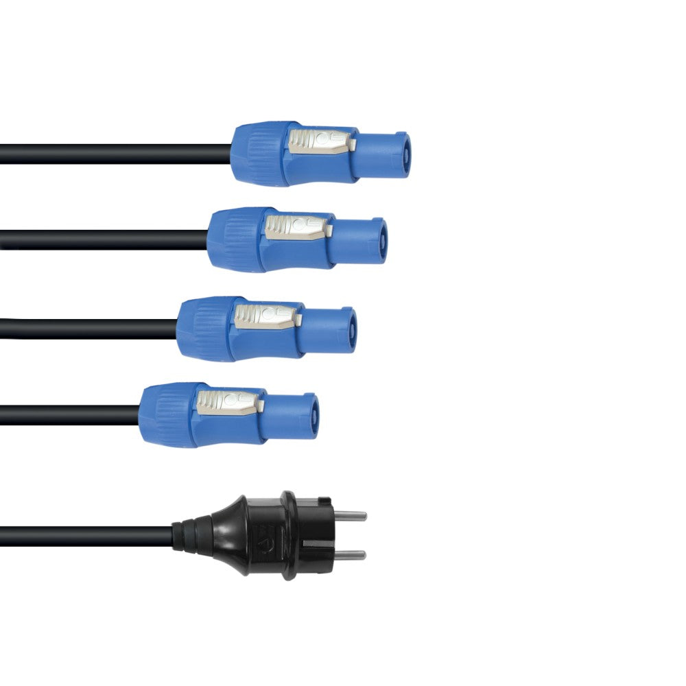 EUROLITE P-Con Cavo di Alimentazione 1-4, 3x2,5mm²