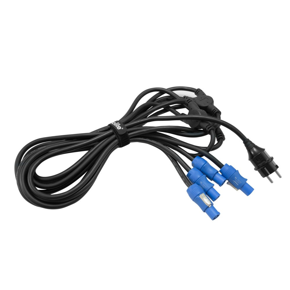EUROLITE P-Con Cable de alimentación 1-4, 3x2,5mm²