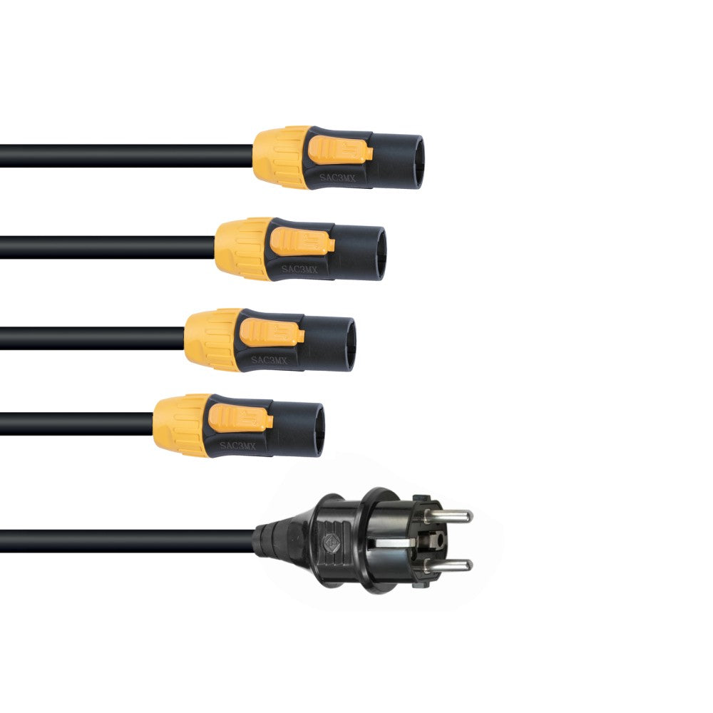 EUROLITE IP T-Con Cavo di Alimentazione 1-4, 3x2,5mm²