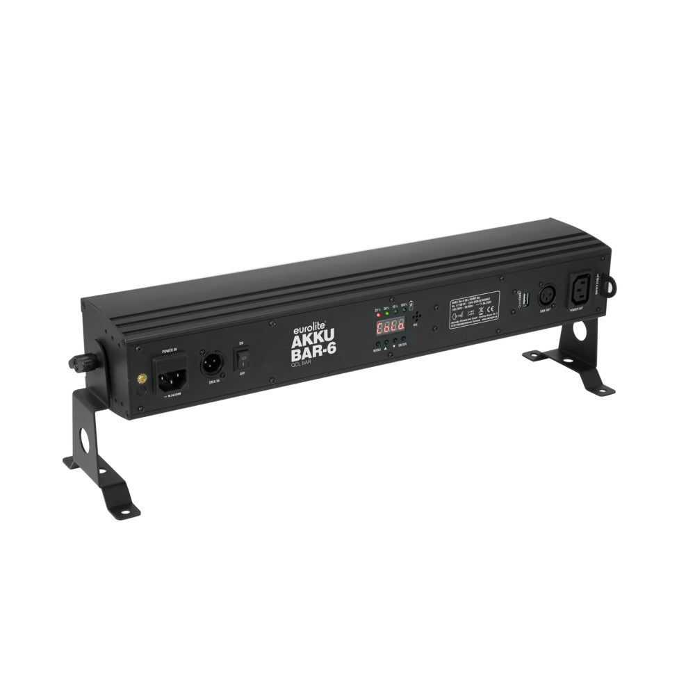EUROLITE AKKU Bar-6 Entry QCL RGBW Bar a batteria