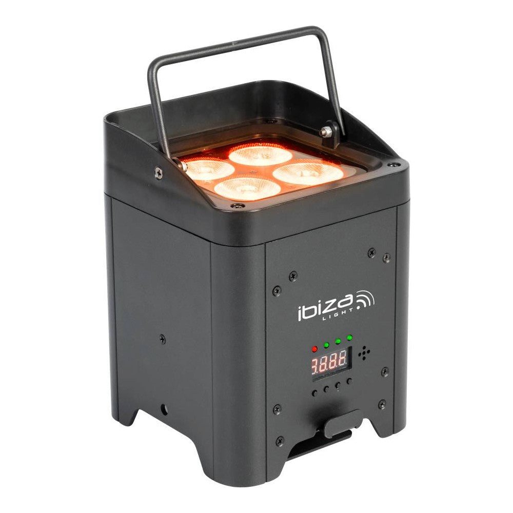 IBIZA BOX-HEX4 RGBWA-UV Par a batteria 4x12W