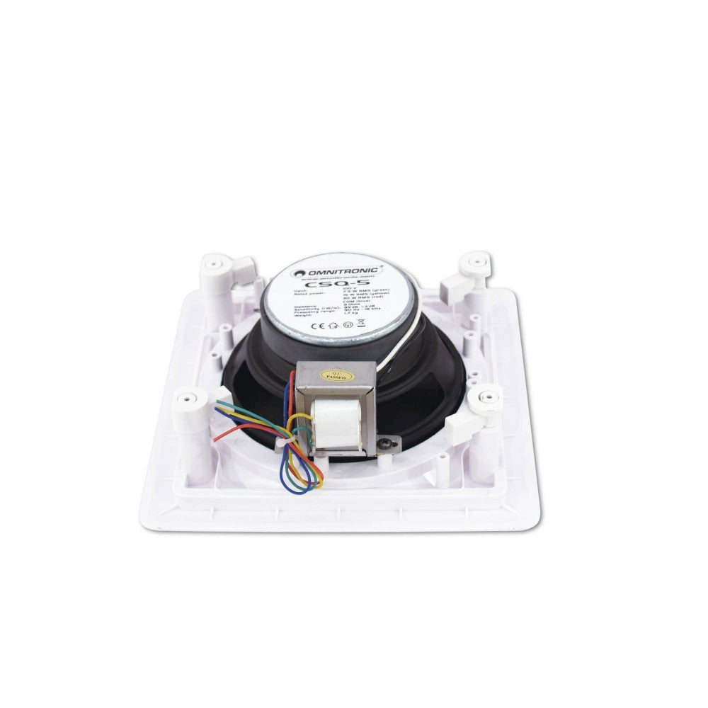 OMNITRONIC CSQ-4 Square Ceiling Speaker