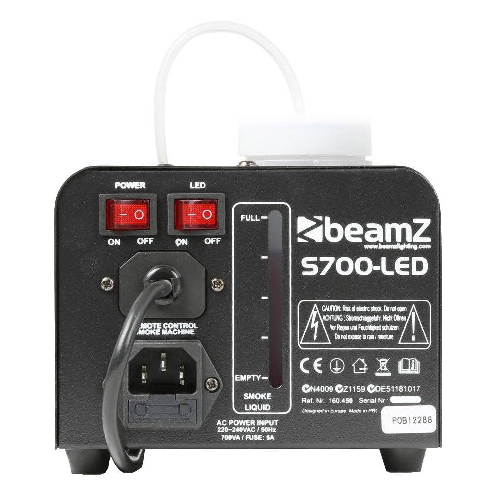 BeamZ S700LED Macchina del Fumo Effetto Ghiaccio