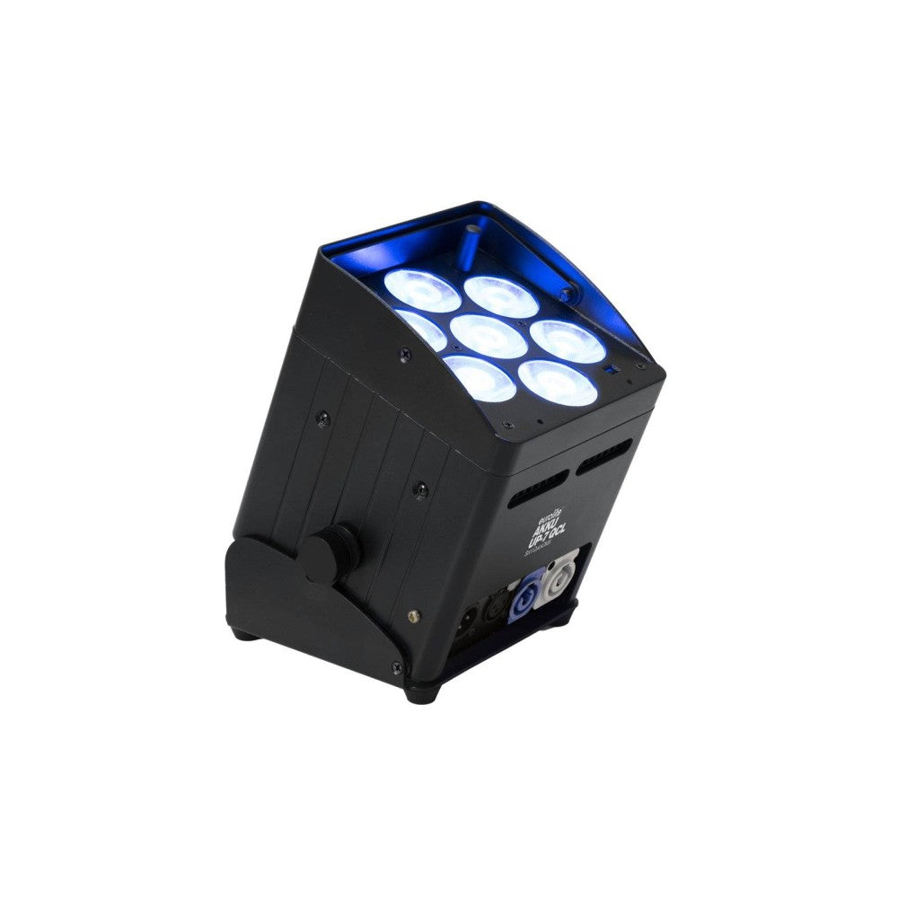 EUROLITE AKKU UP-7 QCL Spot QuickDMX Smart Batt 7x8W