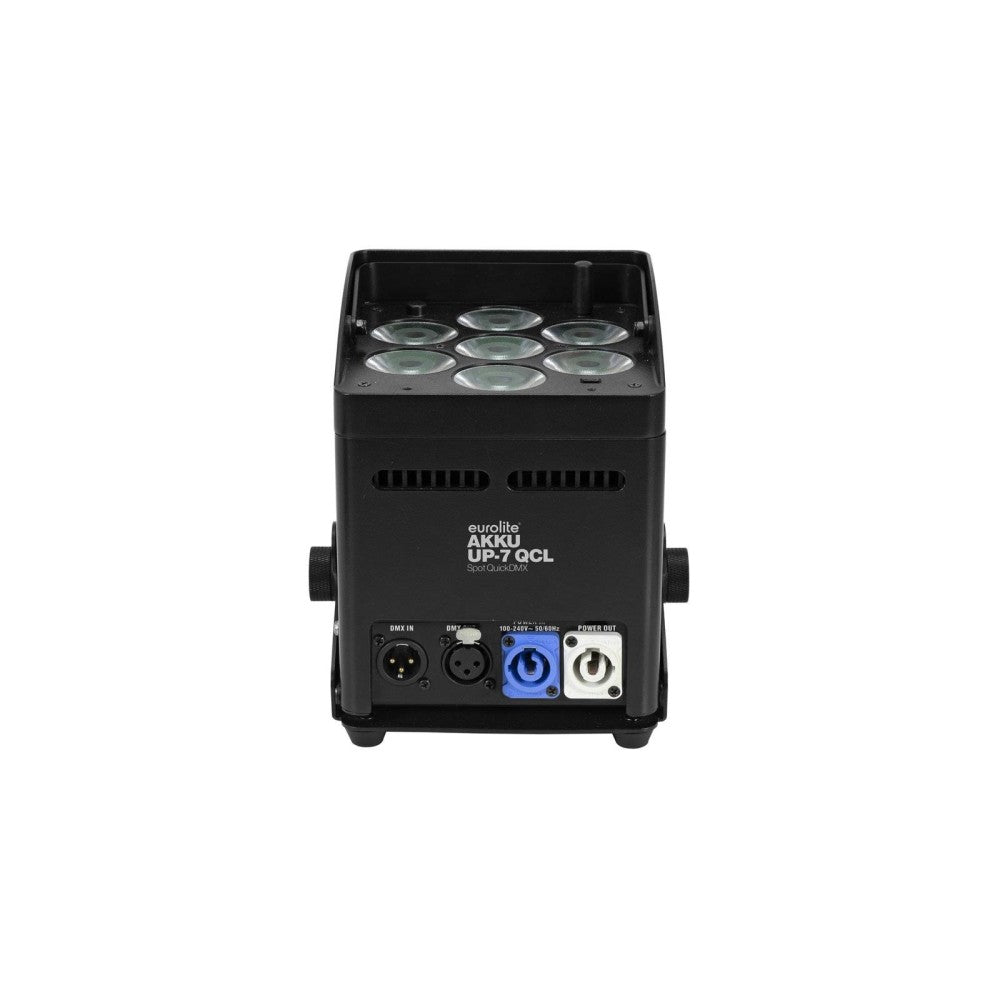 EUROLITE AKKU UP-7 QCL Spot QuickDMX Smart Batt 7x8W