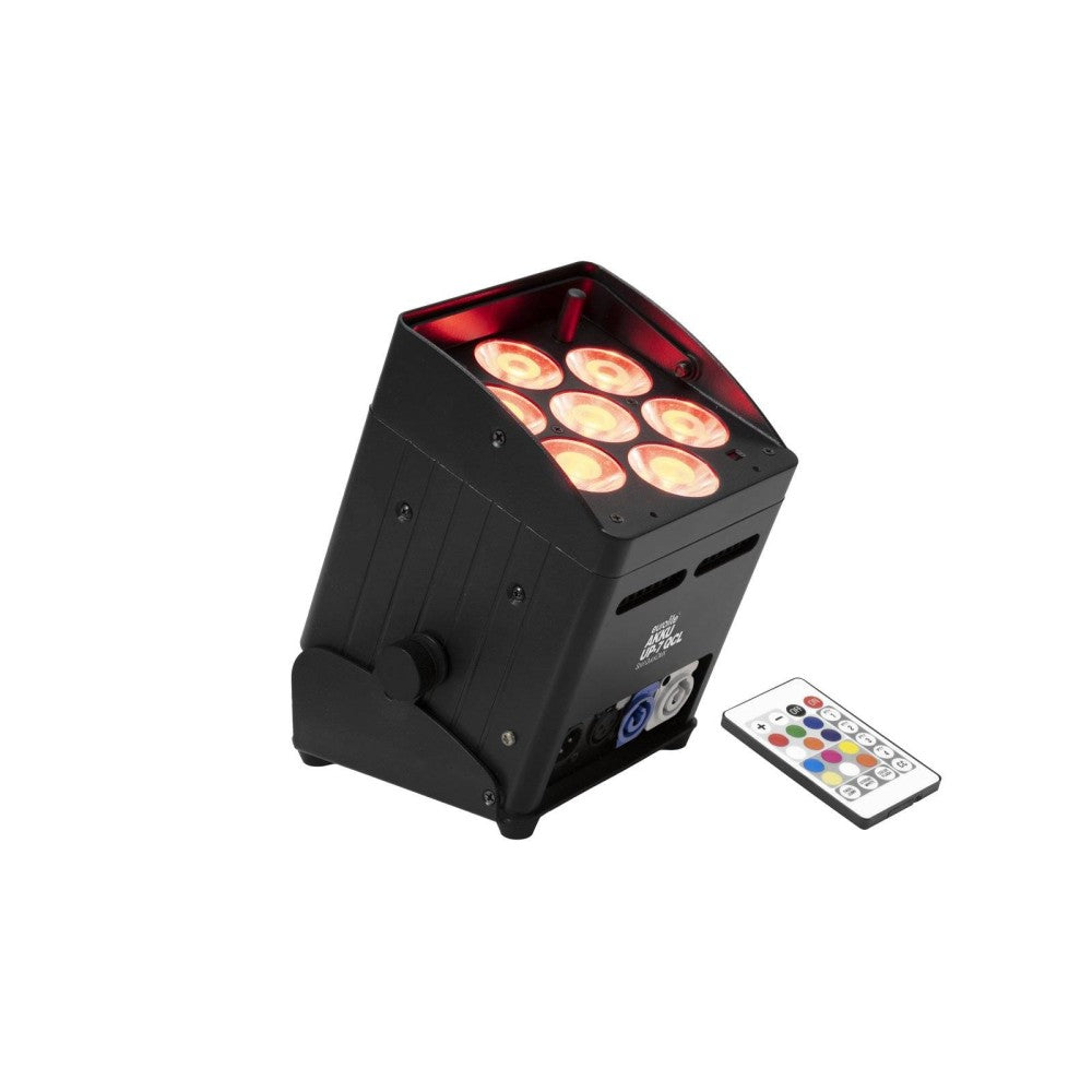 EUROLITE AKKU UP-7 QCL Spot QuickDMX Smart Batt 7x8W