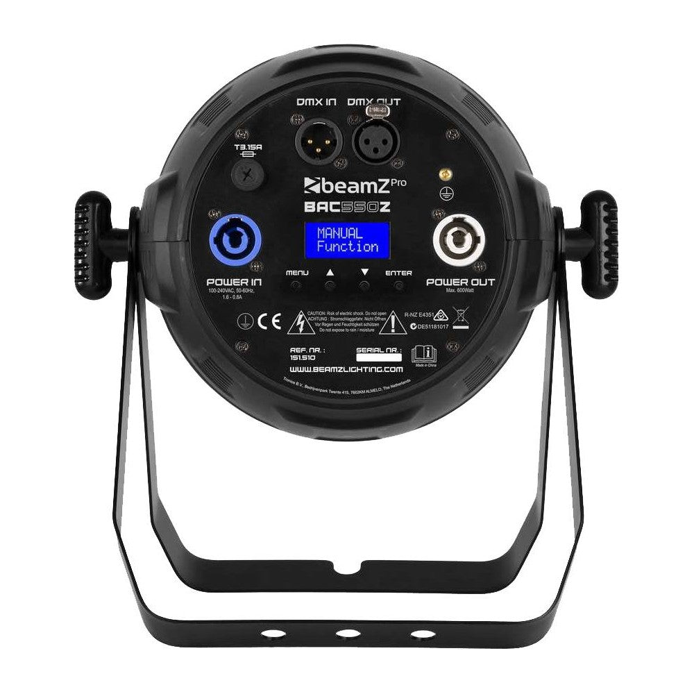 BEAMZ BAC 550Z Par LED 19x15W RGBW