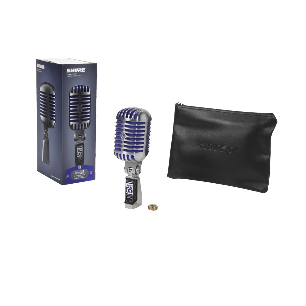 Shure SUPER55 Supercardioid Dynamic Vocal Microphone