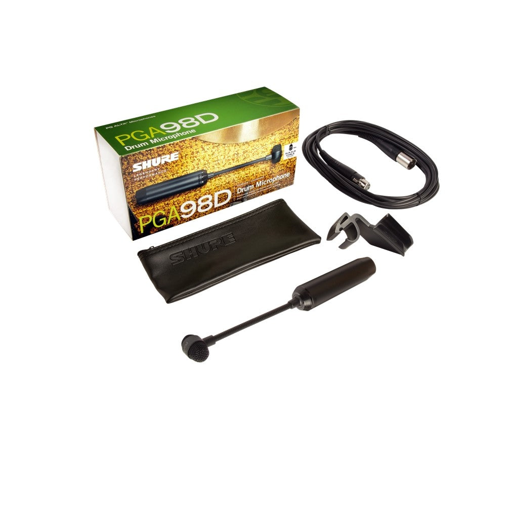 Shure PGA98D Microfono tamburi e percussioni condensatore cardioide