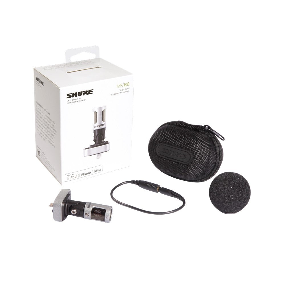 SHURE MV88 Condenser Microphone Apple iOS