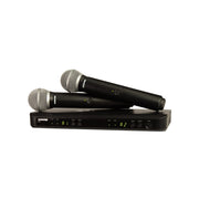 Shure BLX288E-PG58 Ricevitore, 2x trasmettitori a gelato, 2x PG58. (M17)