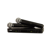 Shure BLX288E-SM58 Ricevitore, 2x trasmettitori a gelato, 2x SM58. (M17)