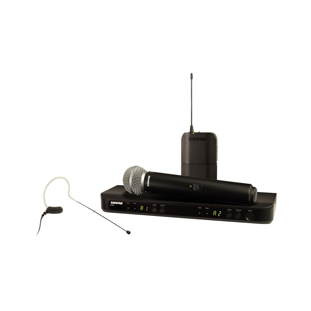 Shure BLX1288E-MX53 Sistema wireless SM58, MX153. (M17)