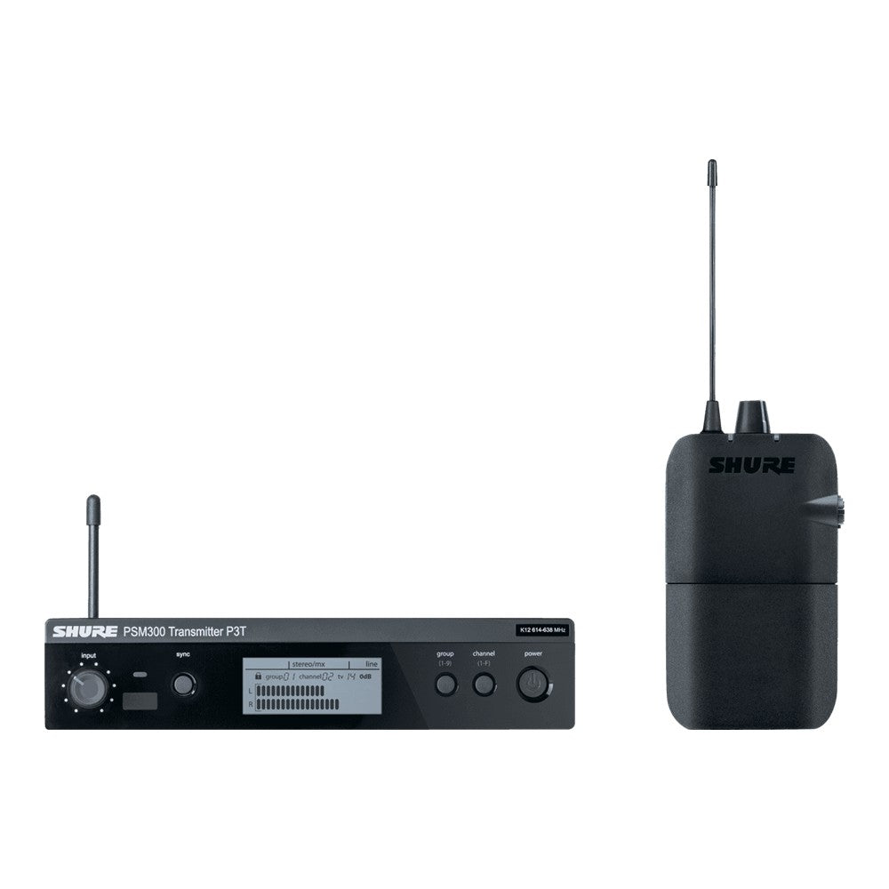 Shure P3TER trasmettitore P3TE, ricevitore P3R. (L19)