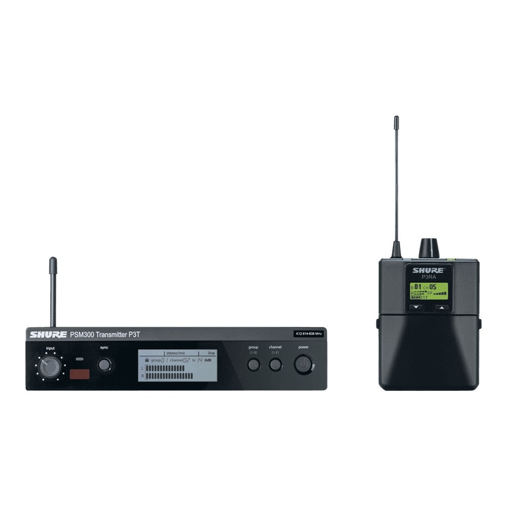 Shure P3TERA trasmettitore P3TE, ricevitore P3RA. (L19)