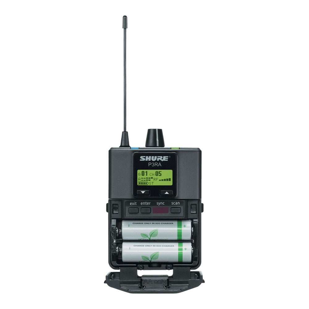 Shure P3RA PSM300 Pro Stereo Personal Monitor Bodypack Receiver. (L19)
