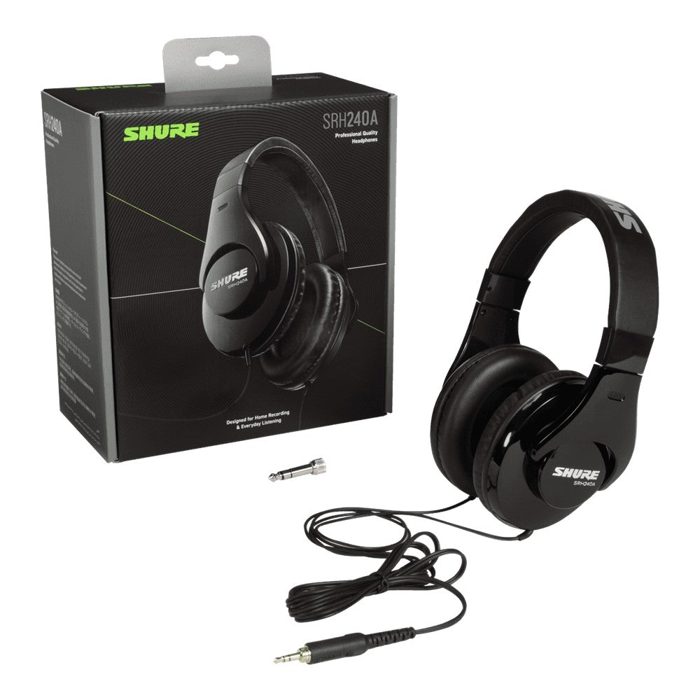 Auriculares circumaurales cerrados Shure SRH240A-BK