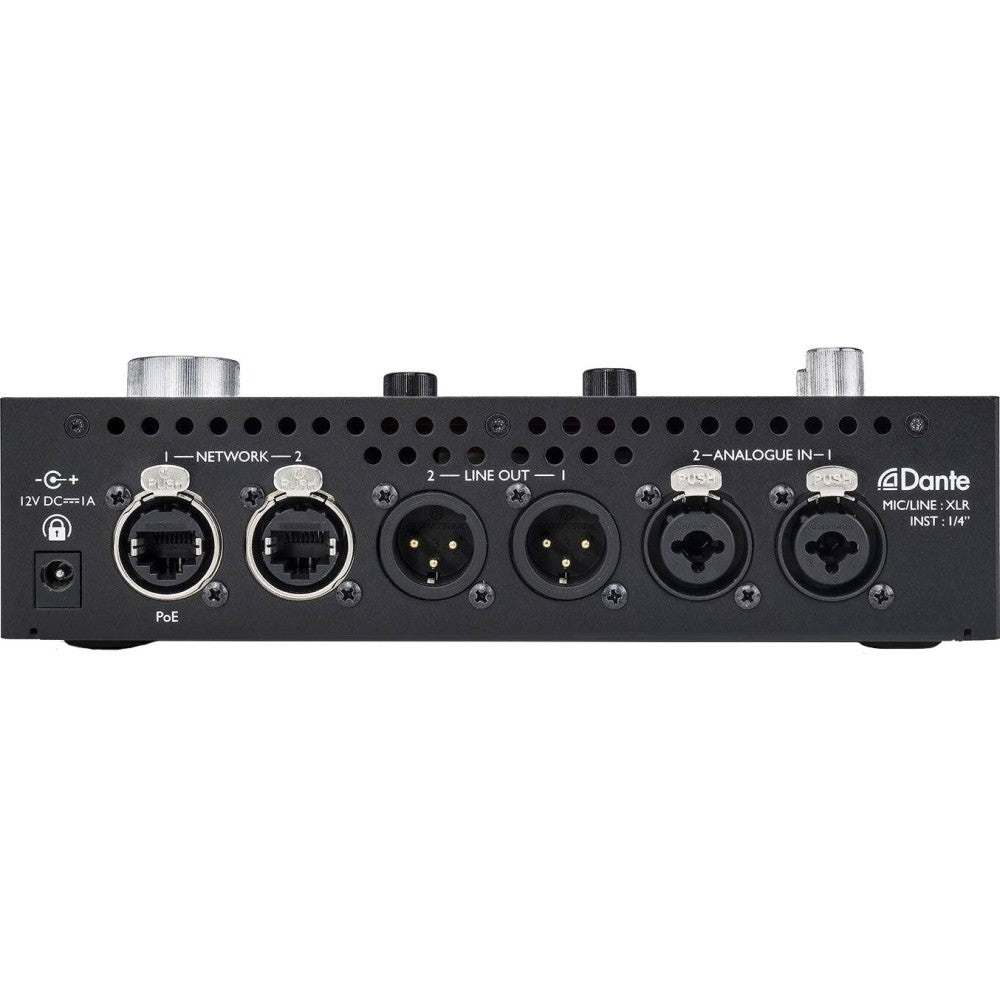 FOCUSRITE PRO REDNET X2P Interfaccia DANTE 2X2 Mic, con uscita cuffie e linea