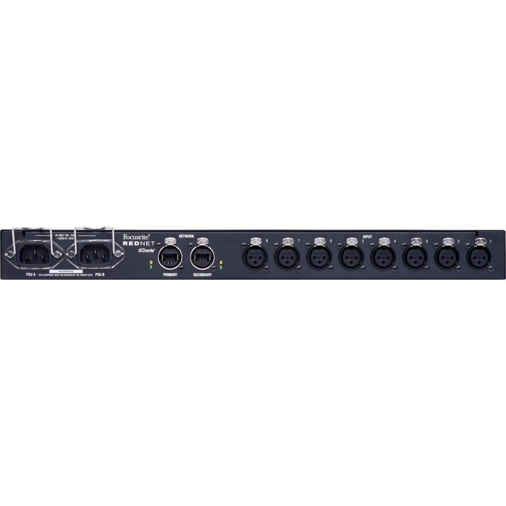 FOCUSRITE PRO REDNET MP8R Preamplificatore microfonico a 8 canali
