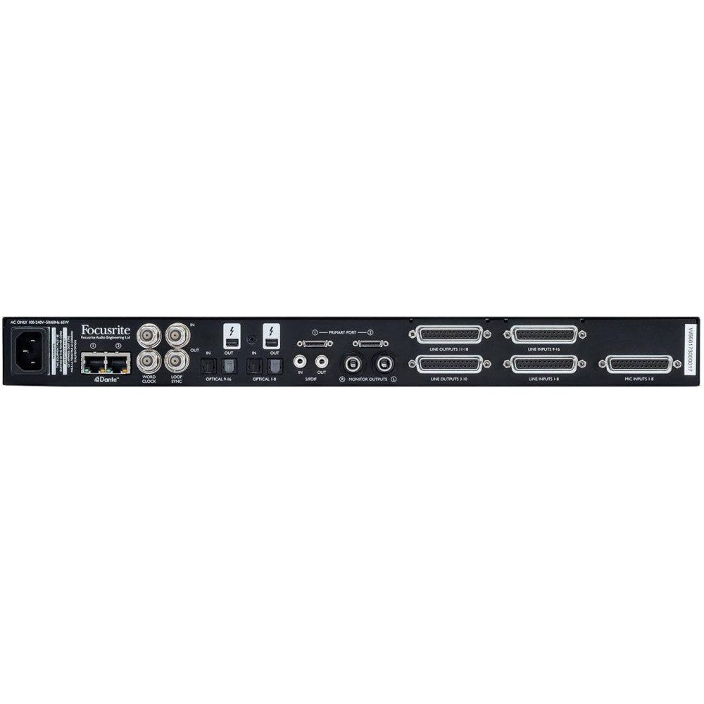 FOCUSRITE PRO RED 8PRE Interfaccia audio Thunderbolt 2
