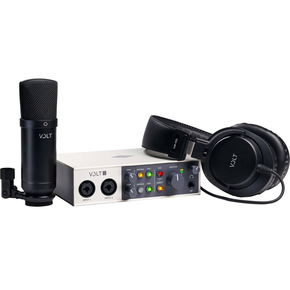 UNIVERSAL AUDIO VOLT 2 USB Recording Studio STUDIO PACK