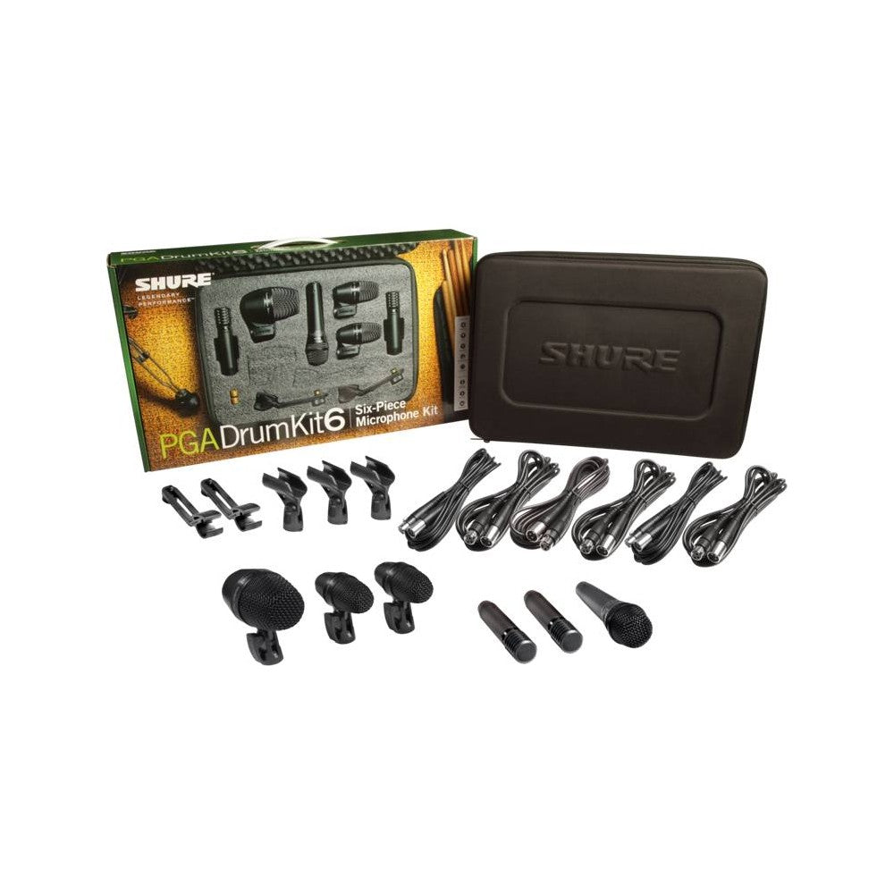 SHURE PGADRUMKIT6 Kit da 6 microfoni per batteria