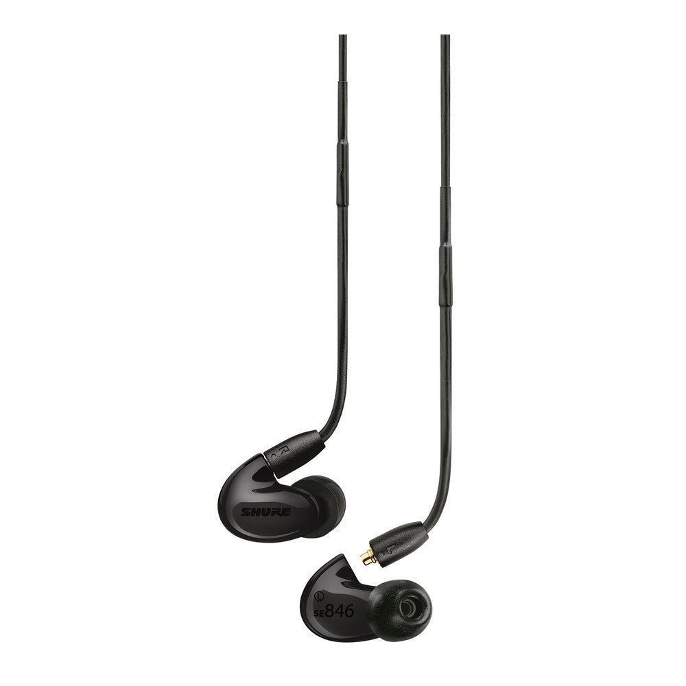 Shure SE846BABK+UNI-EFS Auricolari a 3 vie colore nero