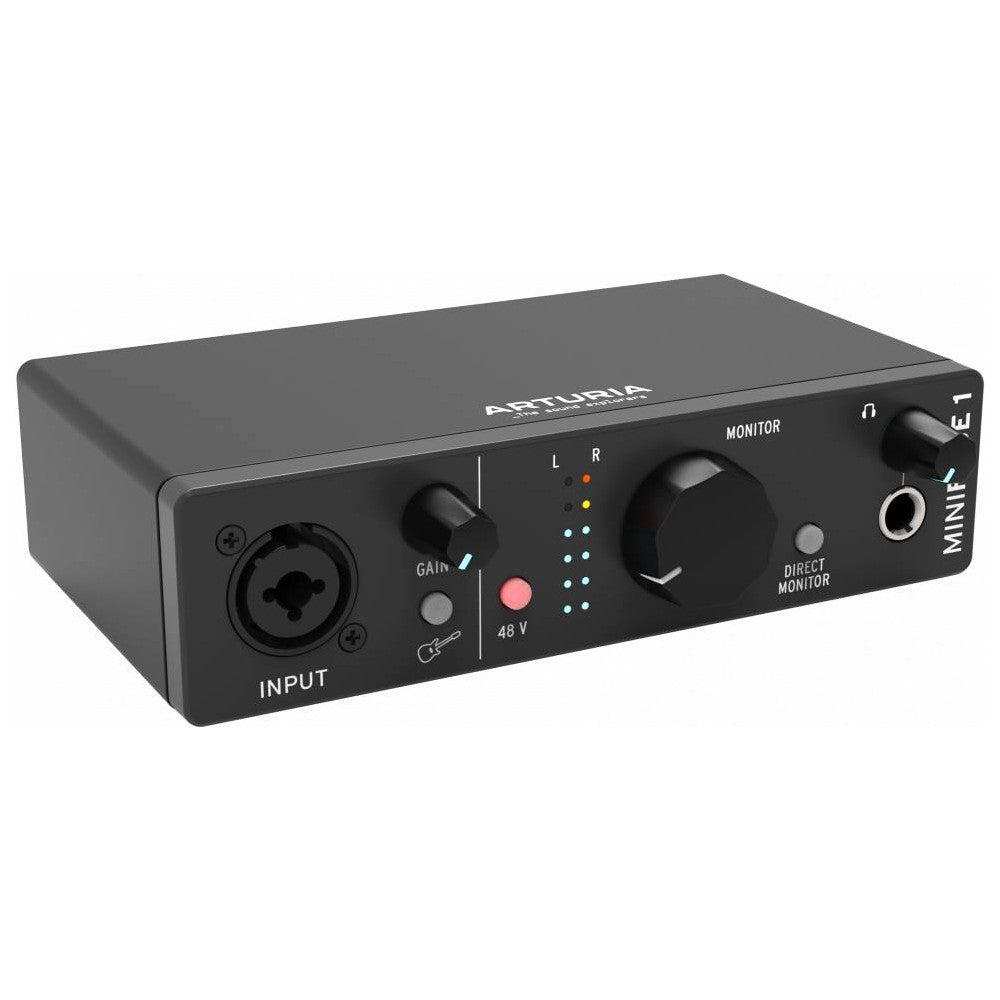 ARTURIA MINIFUSE 1 BLACK 1-in/2-out USB-C Audio Interface