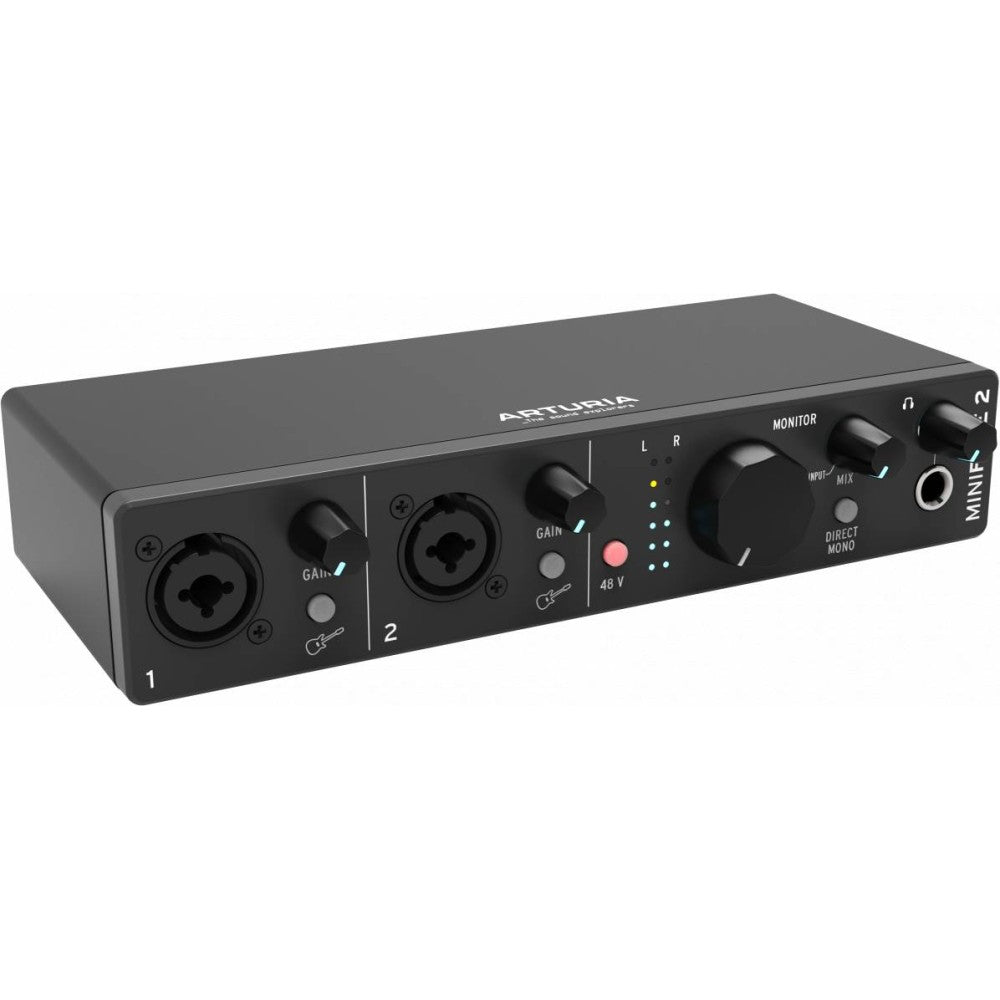 ARTURIA MINIFUSE 2 BLACK 2-in/2-out USB-C Audio Interface