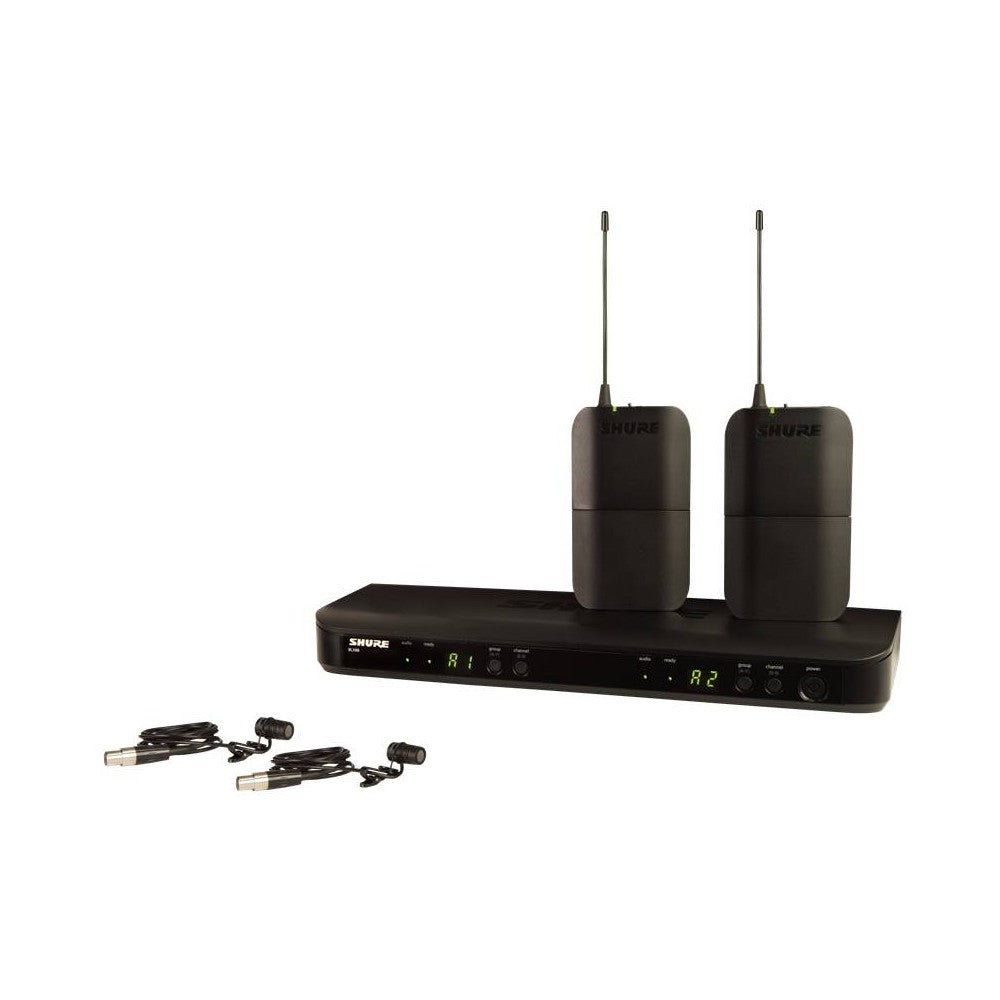 SHURE BLX188E-W85 Sistema wireless BLX88E, 2 BLX1 e 2 WL185
