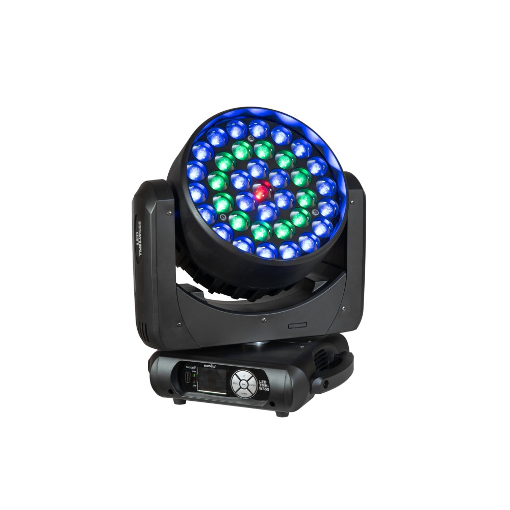 EUROLITE LED TMH-W555 Wash Zoom a testa mobile