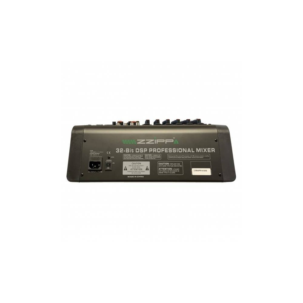 ZZIPP ZZMX6PR Mixer a 6 canali con USB e DSP