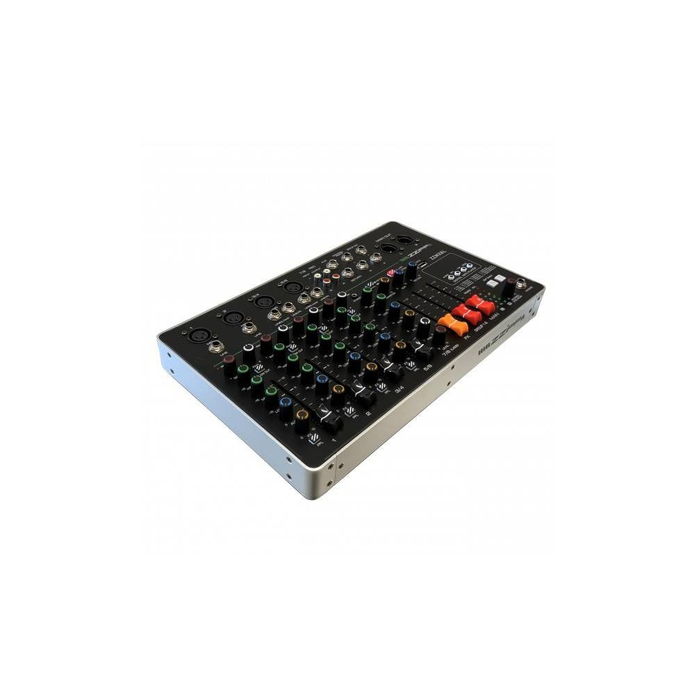 ZZIPP ZZMX8L 8-channel mixer with MP3 player, DSP, and Bluetooth