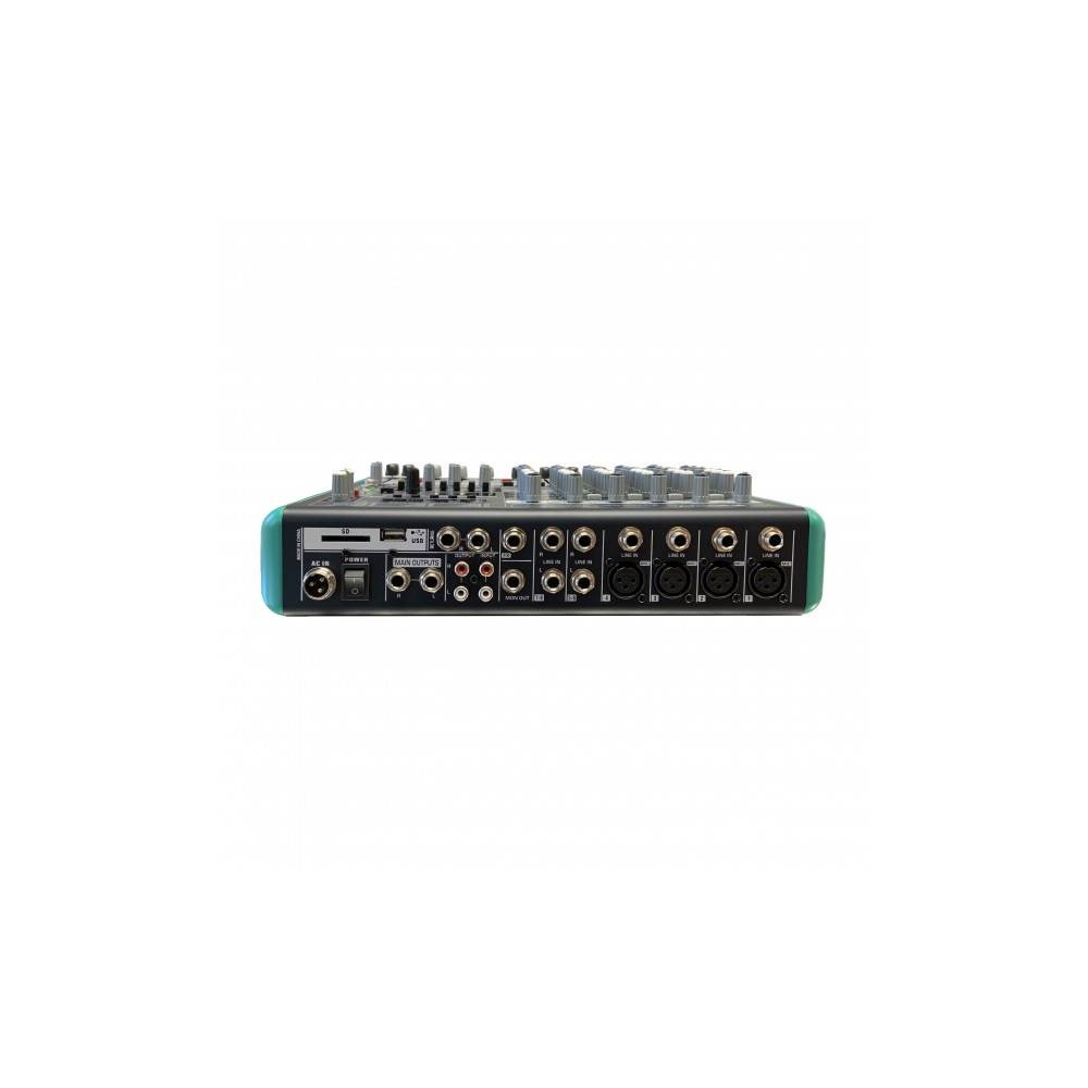 ZZIPP ZZMX8R Mixer a 8 canali con lettore mp3