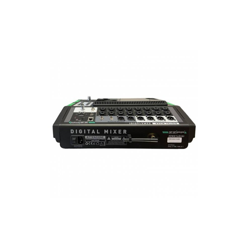 ZZIPP ZZMX16DIGI Mesa de mezclas digital de 16 canales con USB y DSP