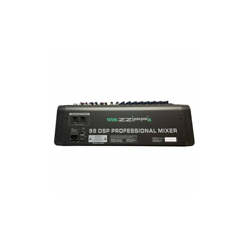 ZZIPP ZZMX12PRO Mixer a 12 canali Bluetooth con USB e DSP