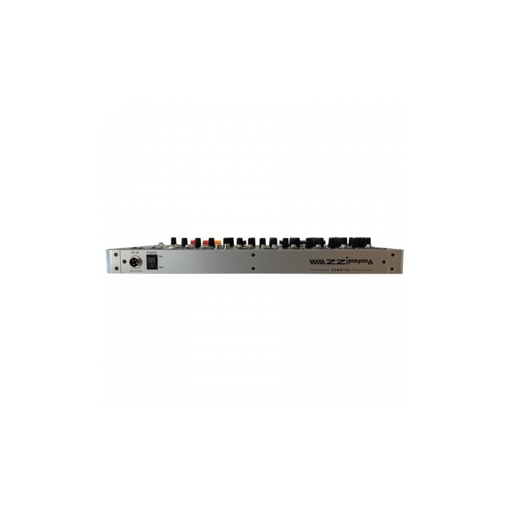 ZZIPP ZZMX10L Mixer 10 canali con lettore mp3, DSP e Bluetooth