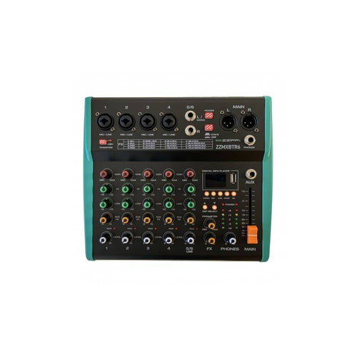 ZZIPP ZZMXBTR6 6-channel mixer with multi-effects