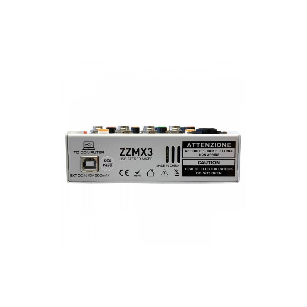 ZZIPP ZZMX3 3-Channel Mixer with Delay and Bluetooth