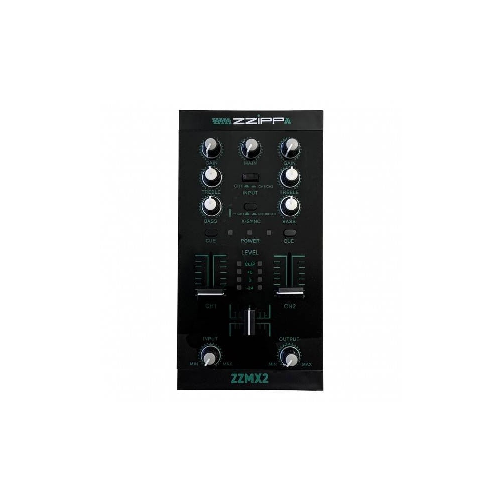 ZZIPP ZZMX2 Mixer DJ a 2 canali per mobile