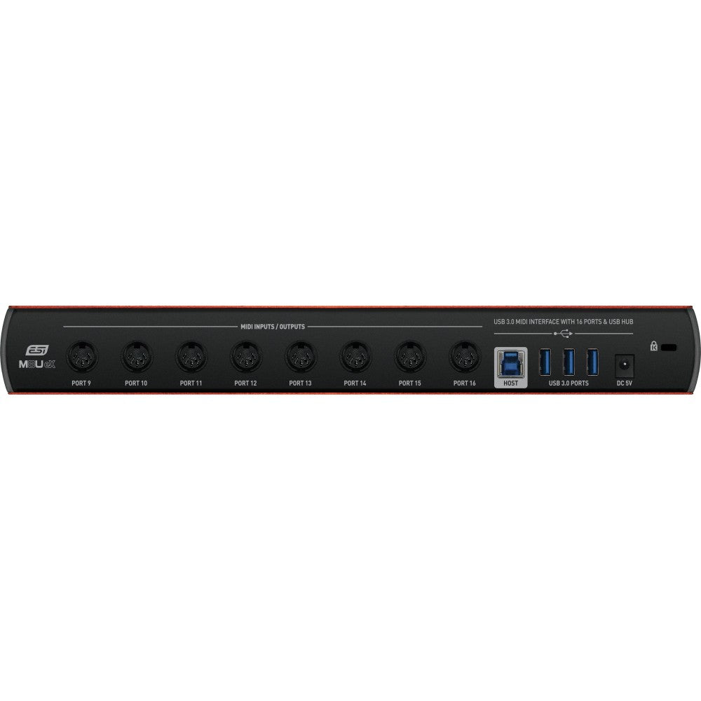 ESI M8U EX Interfaz MIDI USB 3.0 de 16 puertos