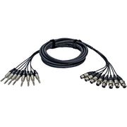 ALVA X8T8PRO5 Cavo Analogico Multi-core da 8 XLR femmina a 8 TRS