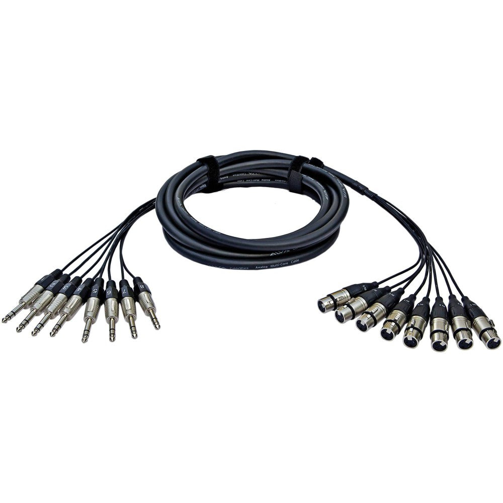 ALVA X8T8PRO2 Cavo Analogico Multi-core da 8 XLR femmina a 8 TRS